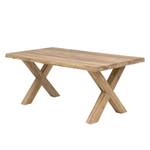 Eettafel Sombrio massief eikenhout - eikenhout - Breedte: 180 cm