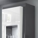 Vitrine Curlewis I Blanc brillant / Anthracite