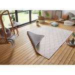 In-/Outdoorteppich Daisy Polypropylen - Creme / Grau - 160 x 230 cm