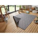 In-/Outdoorteppich Daisy Polypropylen - Grau / Schwarz - 160 x 230 cm