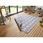 In-/Outdoorteppich Maple Polypropylen - Creme / Blau - 160 x 230 cm