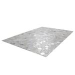 Fellteppich Spark 210 Echtleder - Silber - 150 x 80 cm