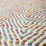 Wollteppich Aperitif 410 Baumwollstoff - Multicolor - 230 x 160 cm