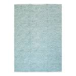 Wollen vloerkleed Aperitif 310 katoen - Turquoise - 150 x 80 cm