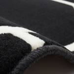 Laagpolig vloerkleed Lina 100 geweven stof - Zwart - 230 x 160 cm