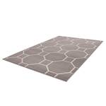 Laagpolig vloerkleed Lina 100 geweven stof - Taupe - 170 x 120 cm