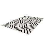 Laagpolig vloerkleed Lina 500 geweven stof - Zwart - 150 x 80 cm