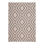 Laagpolig vloerkleed Lina 500 geweven stof - Taupe - 150 x 80 cm