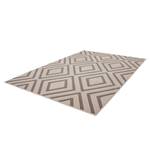 Laagpolig vloerkleed Lina 500 geweven stof - Taupe - 150 x 80 cm