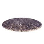 Tapis en peau Crown Circle Aubergine