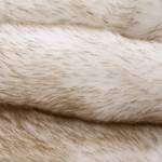 Tapis en peau Crown Circle Beige