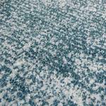 Laagpolig vloerkleed Etna 110 geweven stof - Petrolblauw - 290 x 200 cm