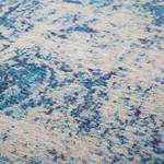 Laagpolig vloerkleed Little Bay geweven stof - Turquoise - 170 x 115 cm
