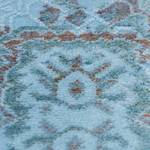 Laagpolig vloerkleed Galapagos - Pinta geweven stof - Blauw - 290 x 200 cm