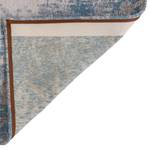 Kurzflorteppich Fading World Baumwollstoff - Grau / Blau - 200 x 280 cm