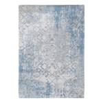 Kurzflorteppich Fading World Baumwollstoff - Grau / Blau - 170 x 240 cm