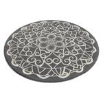 Tapis Mandala Tissu - Gris