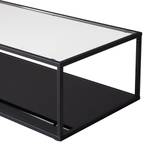 Salontafel Bora glas/metaal - zwart