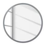 Wandspiegel Hub I spiegelglas/kunststof - Grijs - Diameter: 61 cm