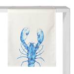 Chemin de table Lobster Coton - Blanc / Bleu