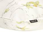 Housse de coussin Jelle Coton - Blanc / Jaune - 50 x 50 cm