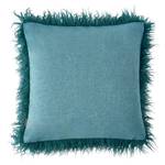 Housse de coussin Oscar Tissu mélangé - Turquoise