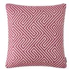 Housse de coussin Scale Tissu mélangé - Rose foncé