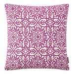 Housse de coussin Sella Tissu - Rose vif / Beige - Rose foncé