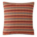 Housse de coussin Texada Tissu - Orange / Bleu