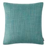 Housse de coussin Venlo Tissu mélangé - Bleu pétrole