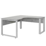 Bureau d’angle Marrara Gris minéral - Angle à droite (vu de face)