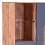 Highboard Kadena II deels massief acaciahout - grijs/acaciahout