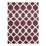 Tapis Limoges II Laine - Rouge Bordeaux - 140 x 200 cm