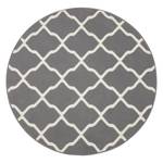 Tapis Mesh Tissu - Gris / Crème - Diamètre : 200 cm