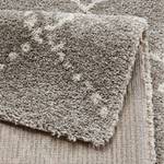 Tapis épais Hash Fibres synthétiques - Taupe / Blanc - 160 x 230 cm