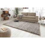 Tapis épais Hash Fibres synthétiques - Taupe / Saumon - 120 x 170 cm