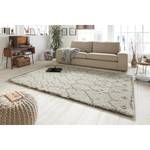 Tapis épais Frame Fibres synthétiques - Crème / Beige - 80 x 150 cm