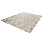 Tapis épais Frame Fibres synthétiques - Crème / Beige - 80 x 150 cm