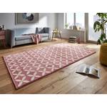 Tapis Cross Fibres synthétiques - Rosé - 120 x 170 cm