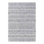 Tapis Scandinavian Fibres synthétiques - Blanc / Noir - 160 x 230 cm