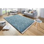 Tapis épais Ruby Fibres synthétiques - Bleu Gris - 200 x 290 cm