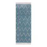 Tapis de couloir Ruby Fibres synthétiques - Bleu Gris