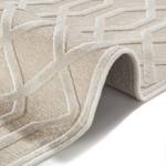 Laagpolig vloerkleed Caine kunstvezels - Lichtgrijs - 200 x 300 cm