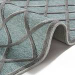 Laagpolig vloerkleed Danton kunstvezels - Blauw grijs - 120 x 170 cm