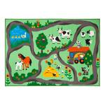 Tapis enfant ferme Polyamide - Multicolore - 80 x 150 cm