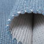 Wollen vloerkleed Woonidee Liv katoen - Lichtblauw - 160 x 230 cm