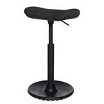 Tabouret de bureau Sitness H2 Tissu - Noir