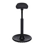 Tabouret de bureau Sitness H2 Tissu - Noir