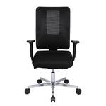 Bureaustoel Sitness Open X Deluxe I mesh/geweven stof - zwart/chroomkleurig