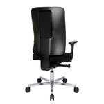 Bureaustoel Sitness Open X Deluxe II geweven stof/aluminium - chroomkleurig - Zwart